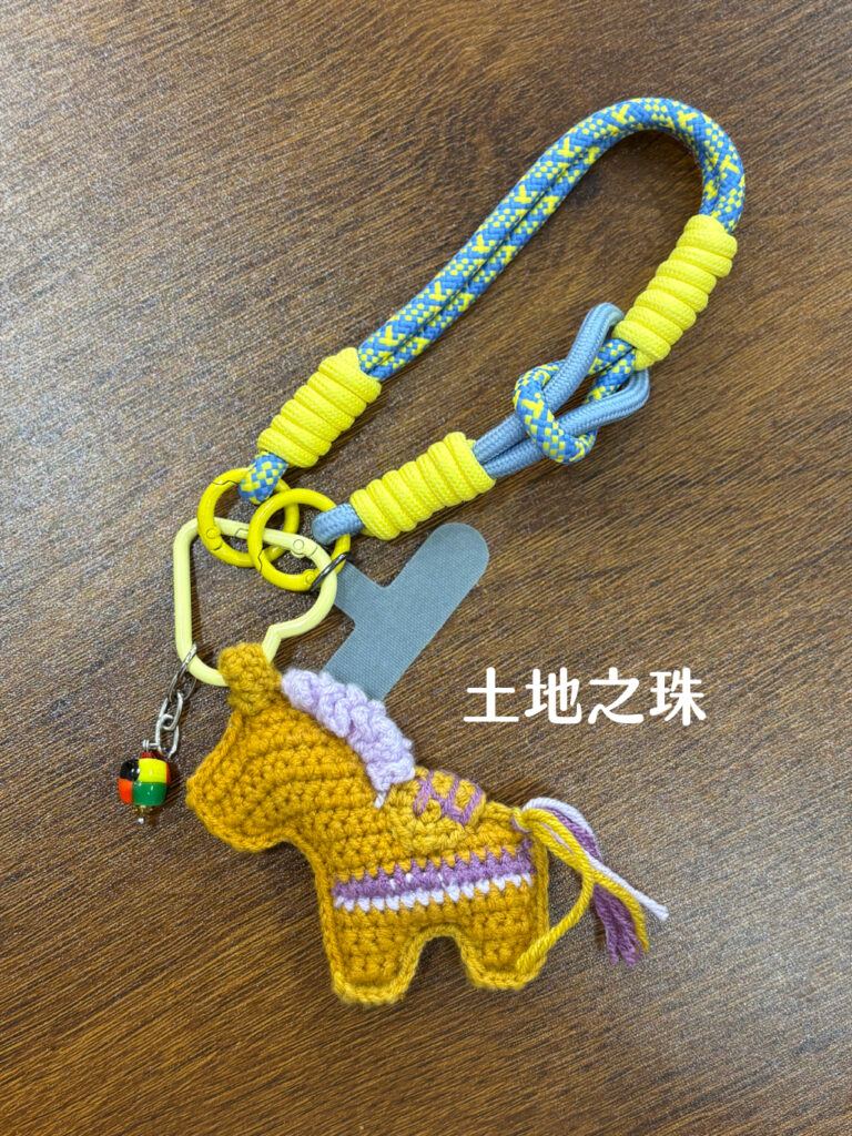 琉璃珠手機掛繩（馬）